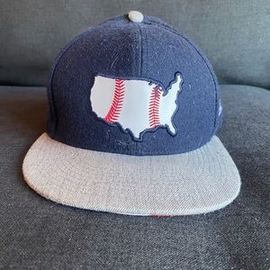 Baseballism United Seams Wool Fitted Pro Style Hat. 7 1/8.